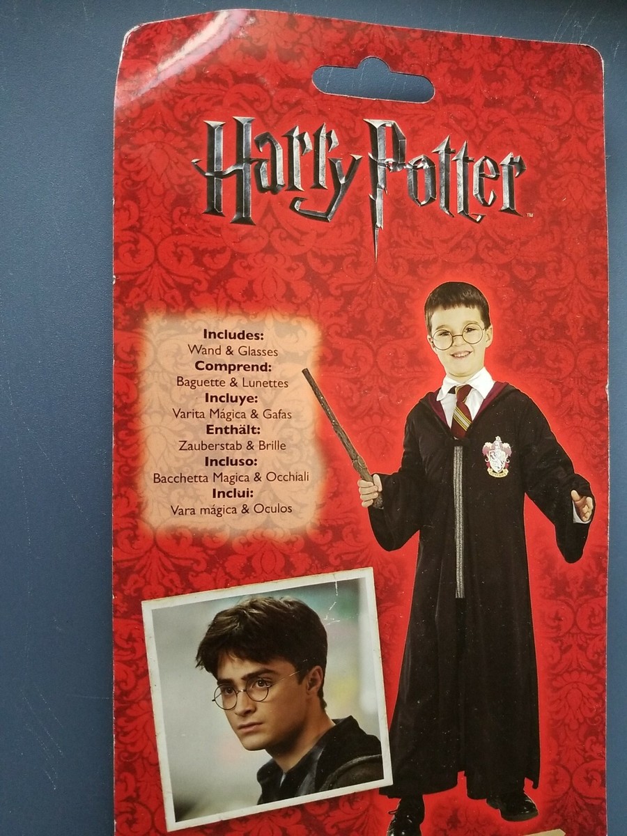 HARRY POTTER Licensed Zauberstab & Brille Set - Kostüm Zubehör