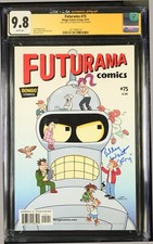 Cómics de Bongo de Billy West 2015 firmados por la JSA Futurama #75 CGC 9,8 casi nuevo/como nuevo