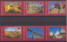 TIMBRES NATIONS UNIES   ONU GENEVE  2000 N 417/422 ISSUS DU CARNET  NEUFS **