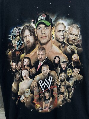 WWE 2014 “I Was There” John Cena wrestling Live Tour WWF T-Shirt