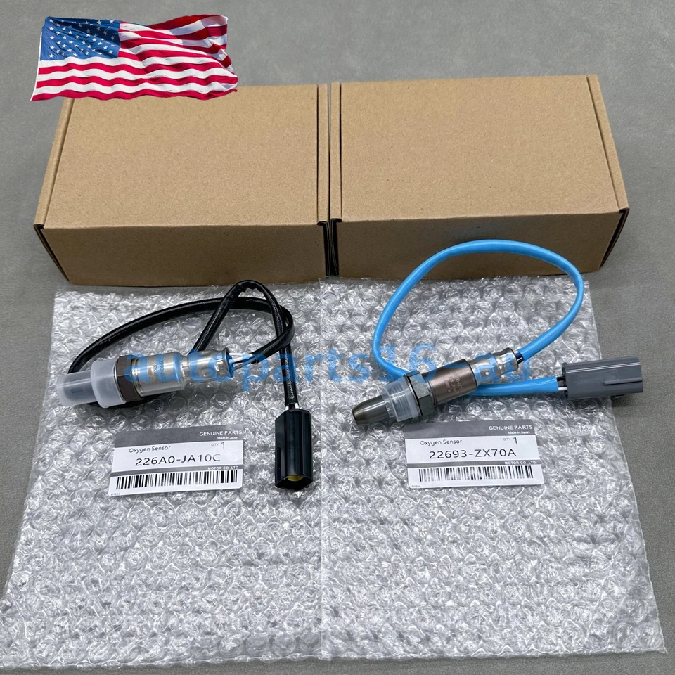 New 2PCS Upstream & Downstream Oxygen O2 Sensor For 2007-2013 Nissan Altima 2.5L Foto 3 de 4