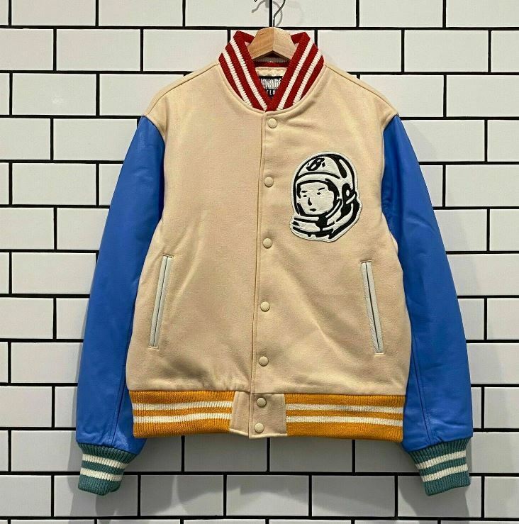 BILLIONAIRE BOYS CLUB BBC LETTERMAN JACKET DAWN BBCREAM 811-8405