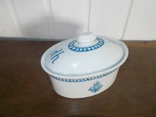 Pot Terrine Foie Gras AUBERGE DE L'iLL HAEBERLIN porcelain FRANCE ELEON BAILLET