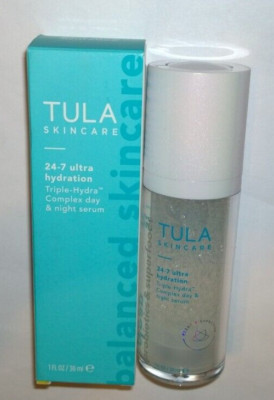 Tula Skincare 24-7  Ultra Hydration Triple-Hydra Complex Day & Night Serum 1 oz