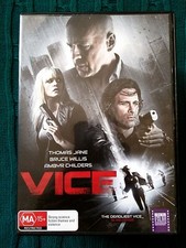  VICE – BRUCE WILLIS - DVD -  R-4, VERY GOOD, FREE POST WITHIN AUSTRALIA