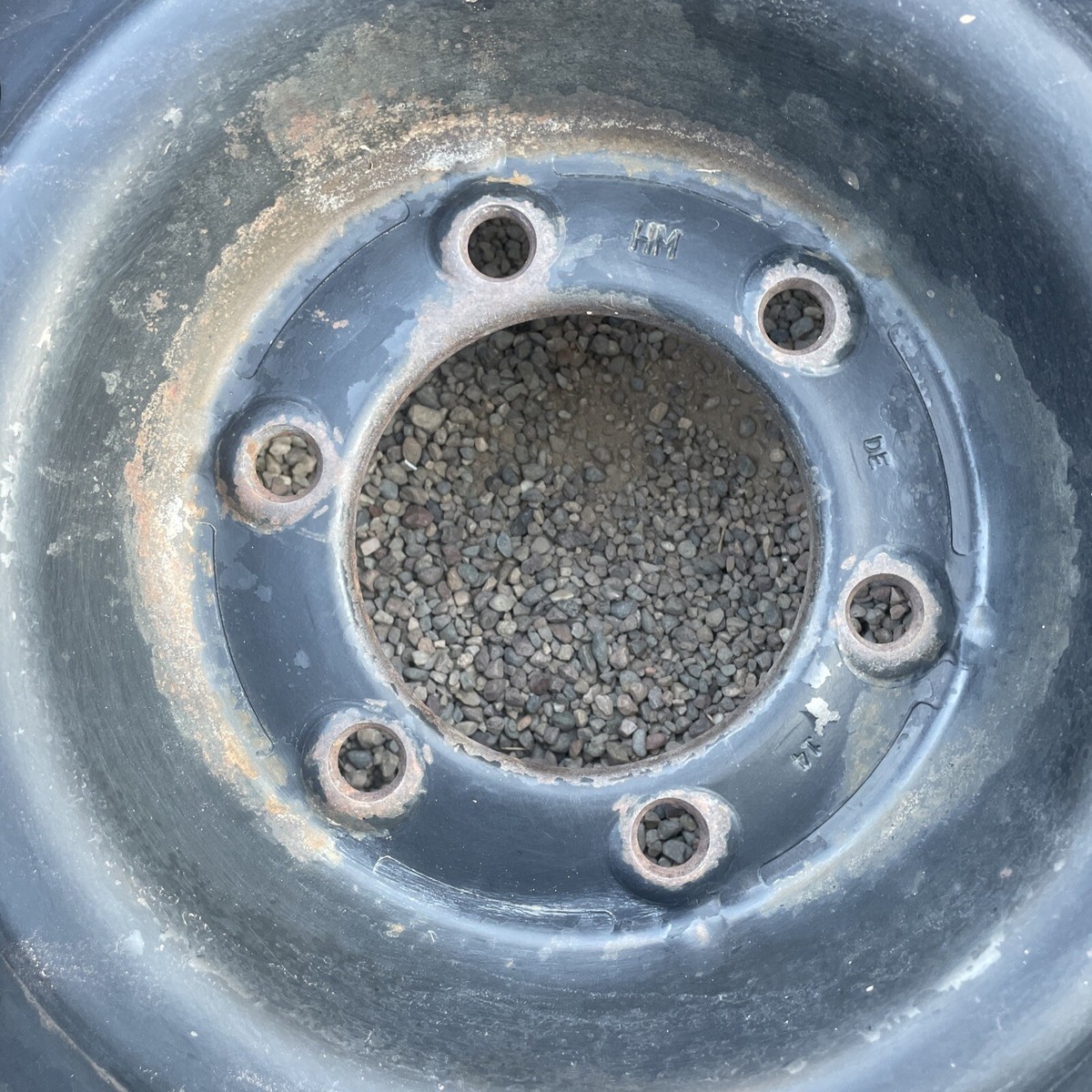 STEEL WHEEL;J 16'' x 7'' JJ, CMC1 01 HM. 16 HOLE 6 STUD/LUG; 5.5