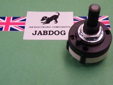 Rotary Selector Switch 6mm Splined Shaft PCB Pin Terminals SELECT FROM MENU 11g