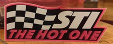 Nos 1980s Vintage Sti Subaru Car Door Window Door Sticker Decal