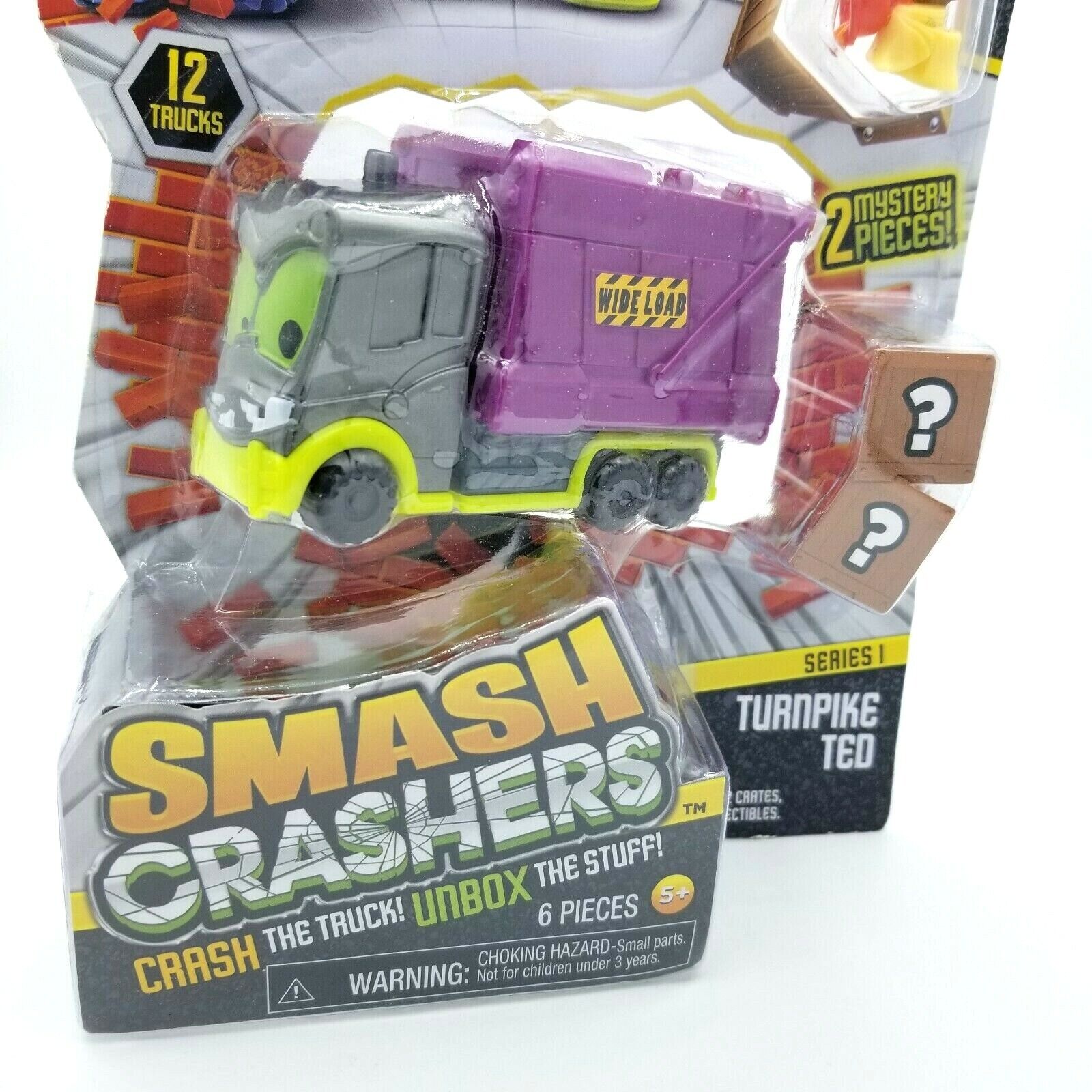 Smash Crashers, Toys, Smash Crashers Turnpike Ted Mystery Series Crash  The Truck Unbox The Stuff