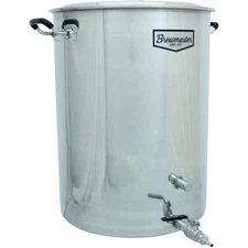 25 Gallon Brewmaster Stainless Steel Brew Kettle 2 Ports Beer Moonshine w/ Valve
