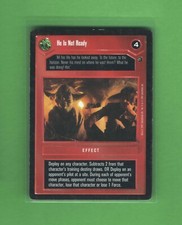 Star Wars CCG - Dagobah Limited - He Is Not Ready - DS