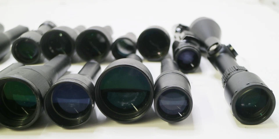 Lot of 23 pcs Broken Bushnell Riflescope Ends / Lenses Parts Elite Banner Trophy - Image 3 of 4