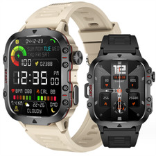 Sport Smart Watch Military Tactical Heart Rate Fitness Tracker Wristwatch  