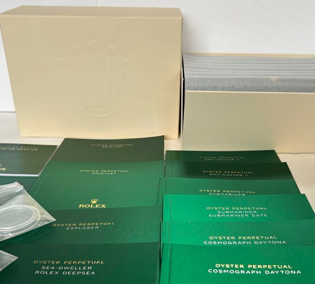 ROLEX 39139.8064 Watch Box Case Oyster M Green Wood Wave