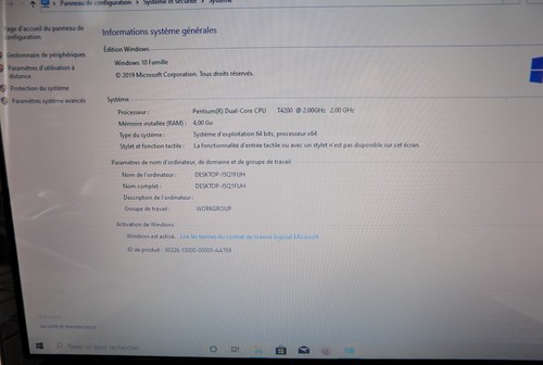 Ordinateur portable HP pavilion notebook dv6-1120ef Intel Pentium T4200 4Go Ram - Imagen 2 de 11