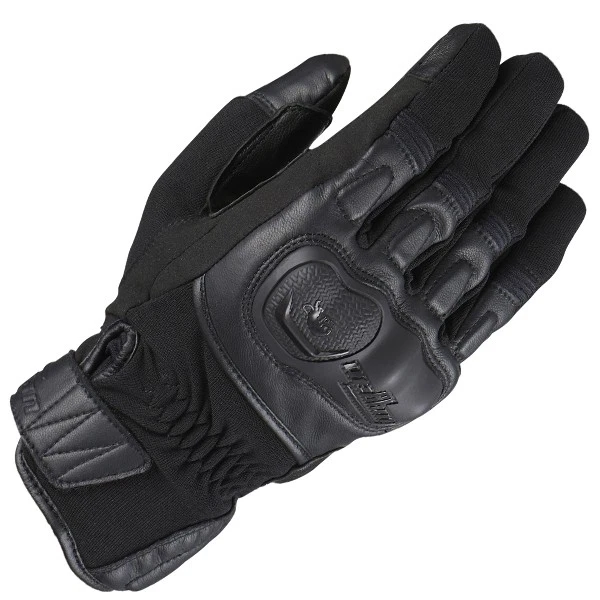 Waterproof Short Motorcycle Gloves Furygan Billy Evo Black Leather Last Few