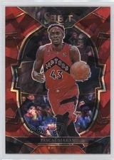 2022-23 Panini Select Concourse Red Cracked Ice Prizm Pascal Siakam #48