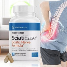 SciatiEase Labs Sciati Ease Sciatic Nerve Formula 120 Capsules -Free shipping
