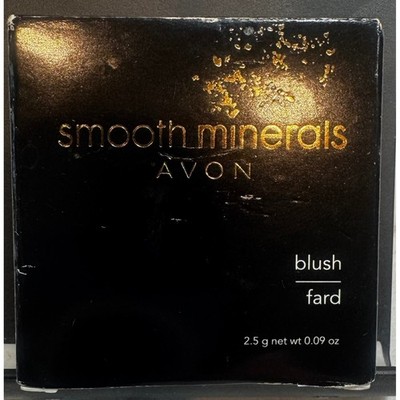 Avon Smooth Minerals Blush Loose Powder 2.5g. Blushing Mauve New In Box Vintage