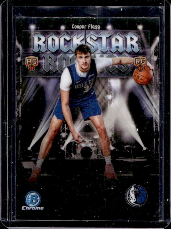 2025-26 Bowman Cooper Flagg Chrome Rockstar Rookies RC Rookie #RR-1 Mavericks