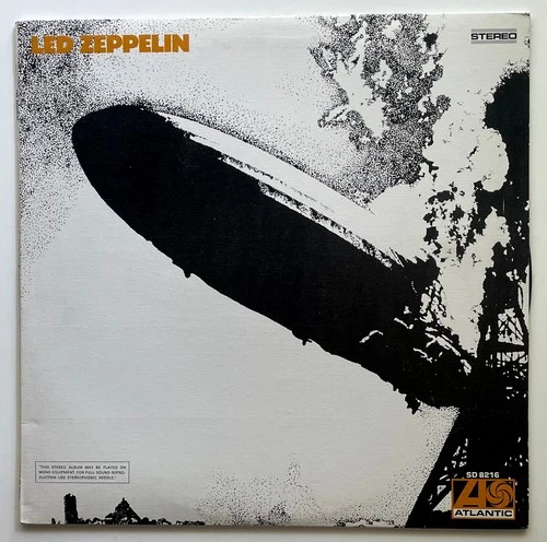 NEAR MINT!! Vtg LED ZEPPELIN 1st Album SELF TITLED Vinyl 1975 PRESSING Lp RECORD