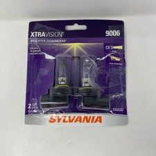 SYLVANIA 9006 XtraVision Halogen Headlight Bulbs 2-Pack, Clear 3200K 9006/HB4