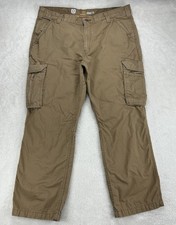 Carhartt Cargo Pants Mens 38x30 Force Relaxed Fit Ripstop Canvas Tan Utility