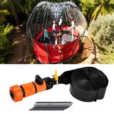 49ft Trampoline Sprinkler for Outdoor Water Play Summer Backyard Sprinkler Toy