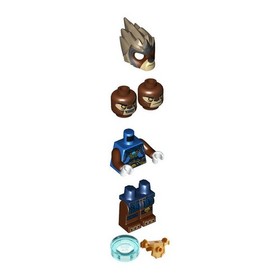 LEGO Lavertus lion minifigure heavy armor Legends of Chima 70129 loc055 NEW