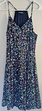 Express Black Dress with Purple, Green and BluesSize: 8 Excellent Condition!