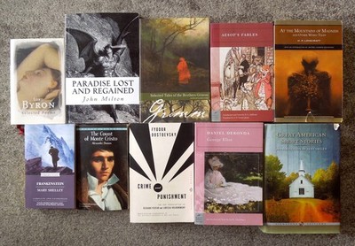 Lot of 11 Classics: Brothers Grimm, John Milton, Lovecraft, Dostoevsky, etc.