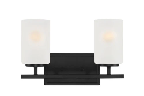 Designers Fountain D239M-2B Carmine 2 Light 14"W Bathroom Vanity - Black - Picture 1 of 5