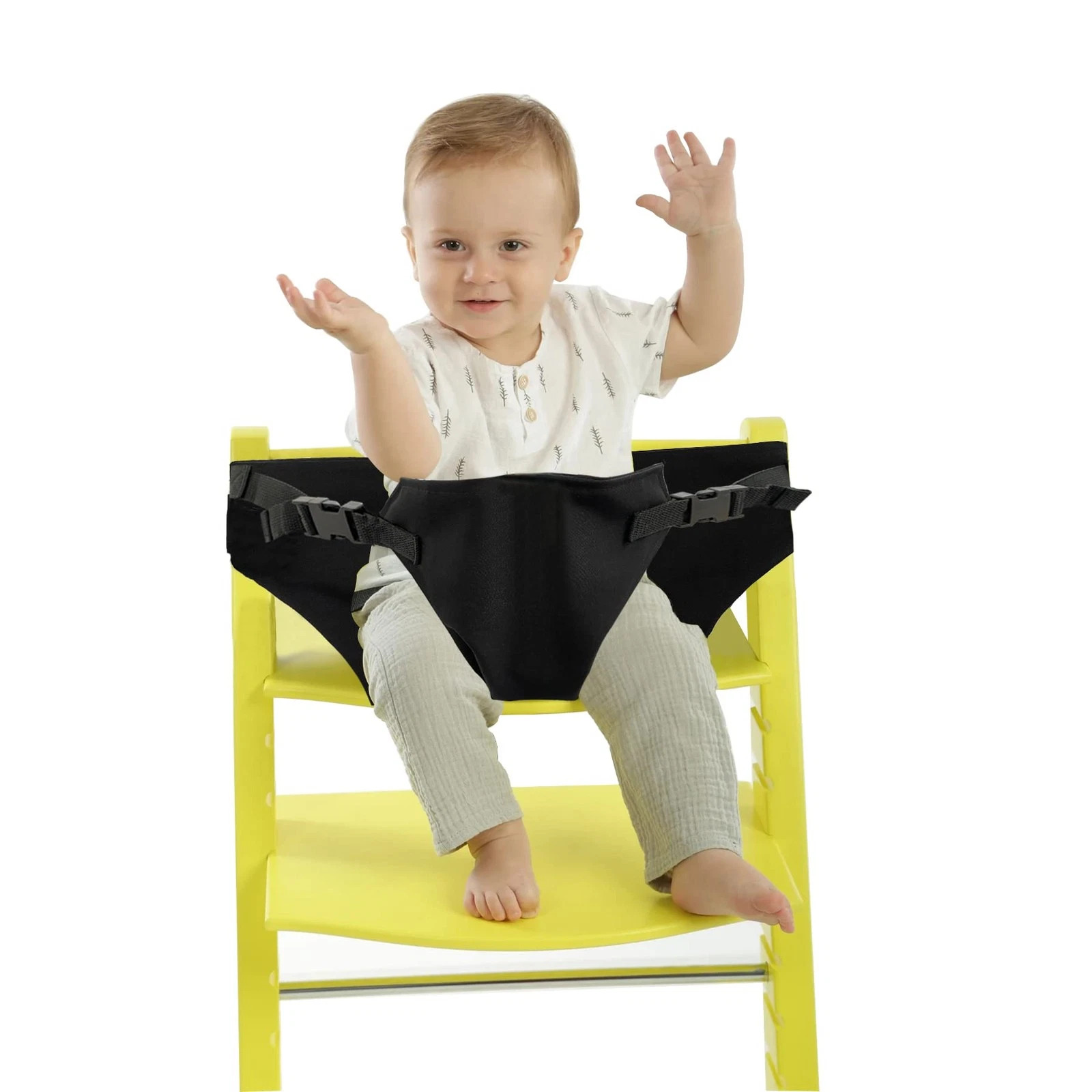 Baby Harness Seat for High Chair, Portable Feeding Seat Belt, Toddler Seat Be...