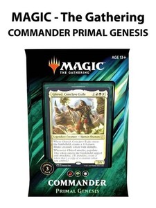 mtg commander deck primal genesis Magic The Gathering Commander Primal Genesis
