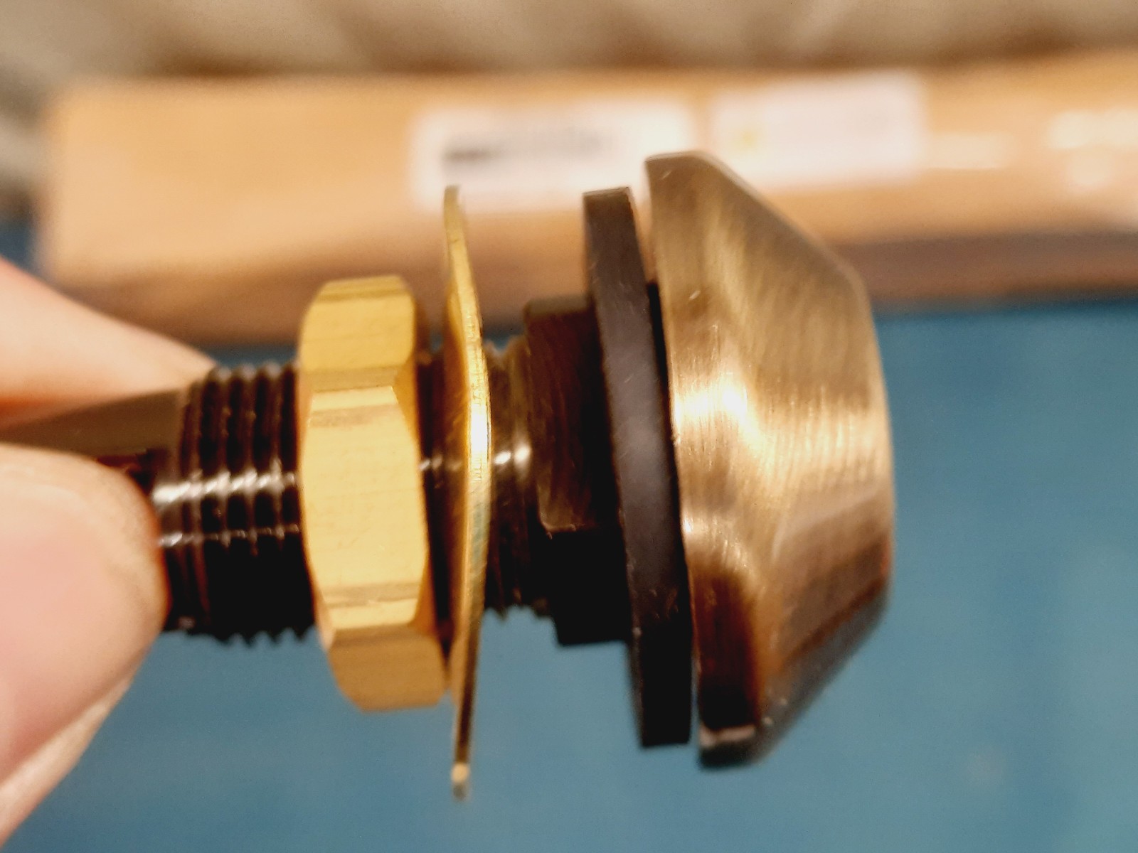 Kingston Brass KTHLS Metropolitan 11-5/16" Side Mount Toilet Tank - Brass *READ*