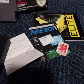 Elite Nintendo NES Rare W/Manual VGC 8 Bit Retro PAL 1991 complete with receipt 