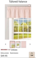 Country Curtains Red Ticking Stripe valance