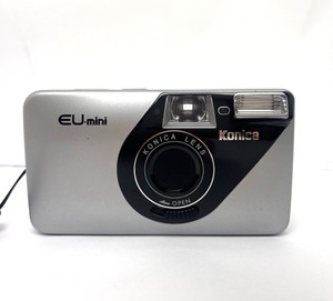 Konica EU-mini 35mm Kompaktkamera – voll funktionsfähig, Display defekt