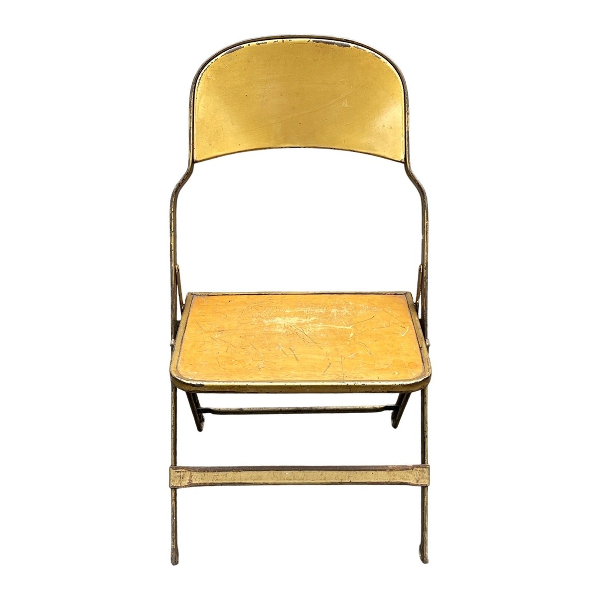 Clarin Folding Metal Wood Chair 1950's 1960's VTG MCM | eBay