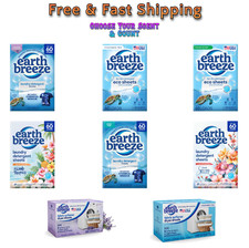 Earth Breeze Laundry Detergent Sheets, No Harsh Select Your Scent  Count 
