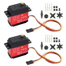 25KG Servo Motor Binghe 2 Pcs Digital RC ServoMotor...
