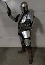 Mandalorain hand Built beskar armor cosplay Needs TLC Read Description