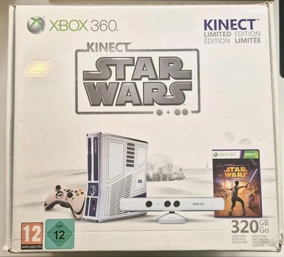Microsoft Xbox 360 S Limited Edition Kinect Star Wars Bundle 320 GB Weiss & Blau