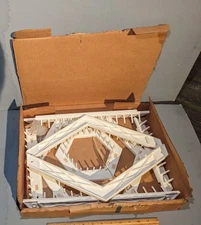 FOR LOVE & MONEY LOOM DINNER SET BY JOHN ALAN ENTERPRISE LAP WEAVING CRAFT 8 pcs