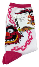 SIZE 9-11 1 PAIR THE MUPPETS "ANIMAL" Disney Crew Socks New