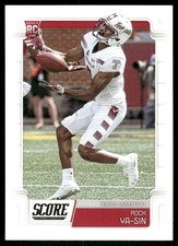2019 Panini Score #436 Rock Ya-Sin Rookie RC Temple football card. rookie card picture