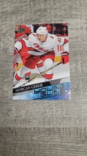 2020-21 Upper Deck Young Guns Morgan Geekie Rookie Card #210. rookie card picture