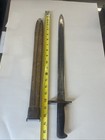 Antique Wwi Sa 1918 Us Military Bayonet Knife 16” Blade w Unique Sheath 882829