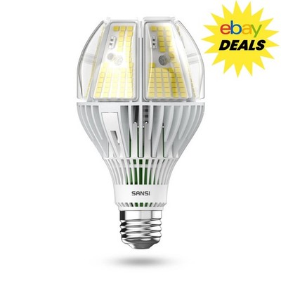 SANSI 10,000LM LED Light Bulb 65W=650W Daylight Energy Saving Garage Warehouse