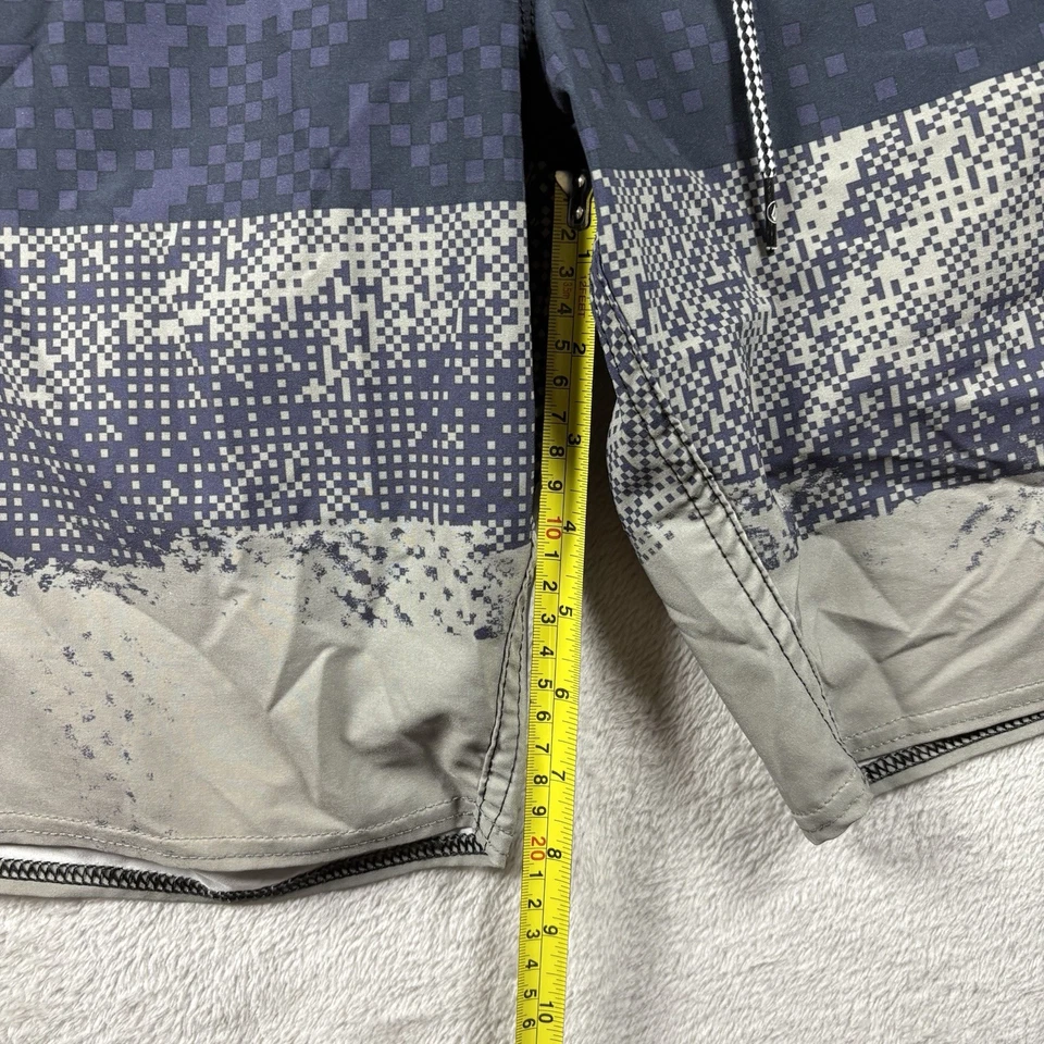 Volcom Board Shorts 4 Way Stretch Men’s Size 31 Gray Drawstring Surf Y2K #776 - Image 3 of 4